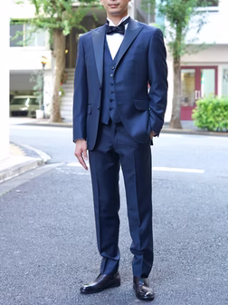 タキシード　オーダータキシード　東京　新郎　結婚式　前撮り