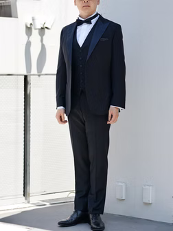 タキシード　オーダータキシード　東京　新郎　結婚式　前撮り